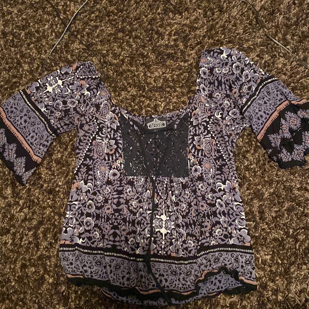 floral blouse